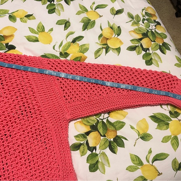 Aqua Women's Knit Sweater in Bright Pink - Picture 3 of 5